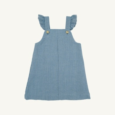 Barnsley Blue/Palmetto Pearl Julia Jumper- Tweed