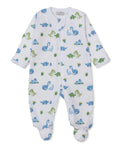 Dinosaur Delight Zip Footie
