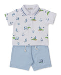 Golf Championship Blue Bermuda Set