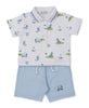 Golf Championship Blue Bermuda Set