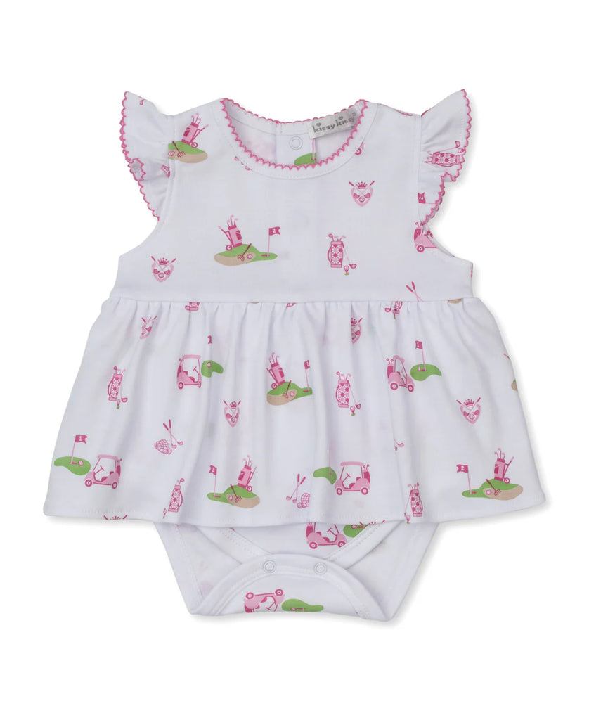 Golf Championship Pink Bodysuit Dress