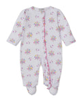 Pastel Gardens Zip Footie