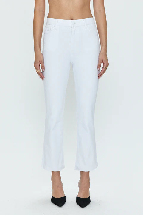 Lennon High Rise Boot-Vivid White