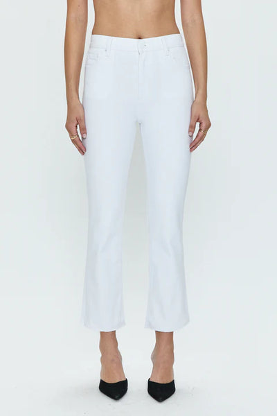 Lennon High Rise Boot-Vivid White