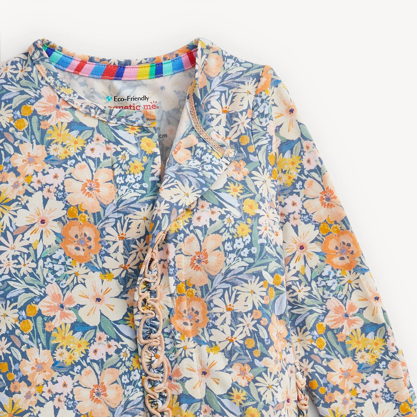Flora Modal Ruffle Footie