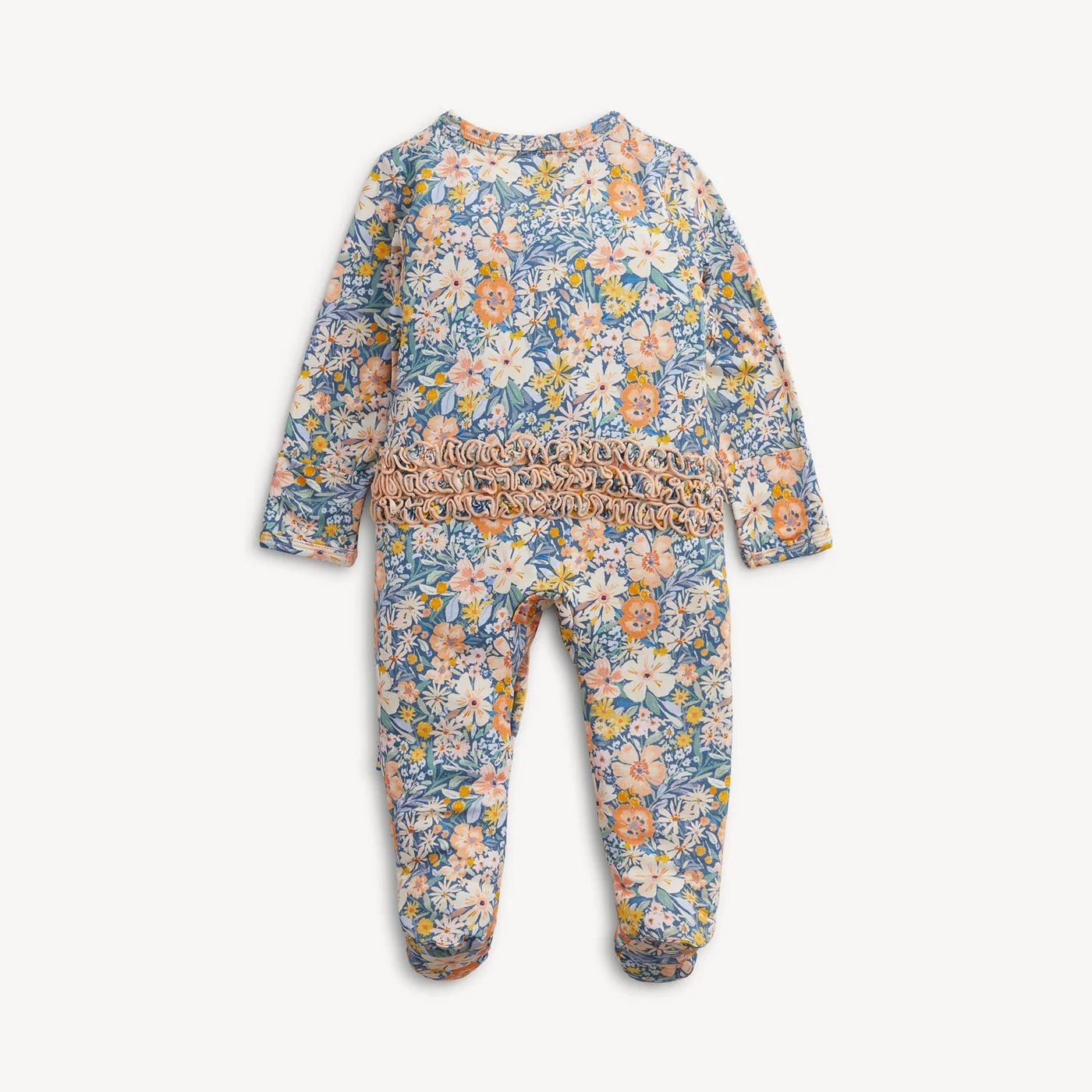 Flora Modal Ruffle Footie
