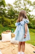 Audubon Park Plaid/Sarasota Sky Mary Dal Dress