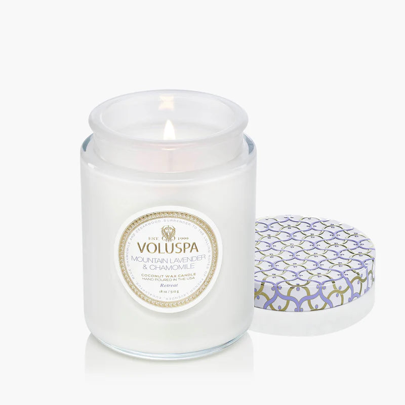 Mountain Lavender & Chamomile Large Jar Candle - Little Jill & Co.