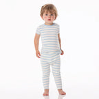 2pc PJ set in Pond Sweet Stripe