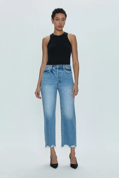Cassie Super High Rise Straight-Era Vintage