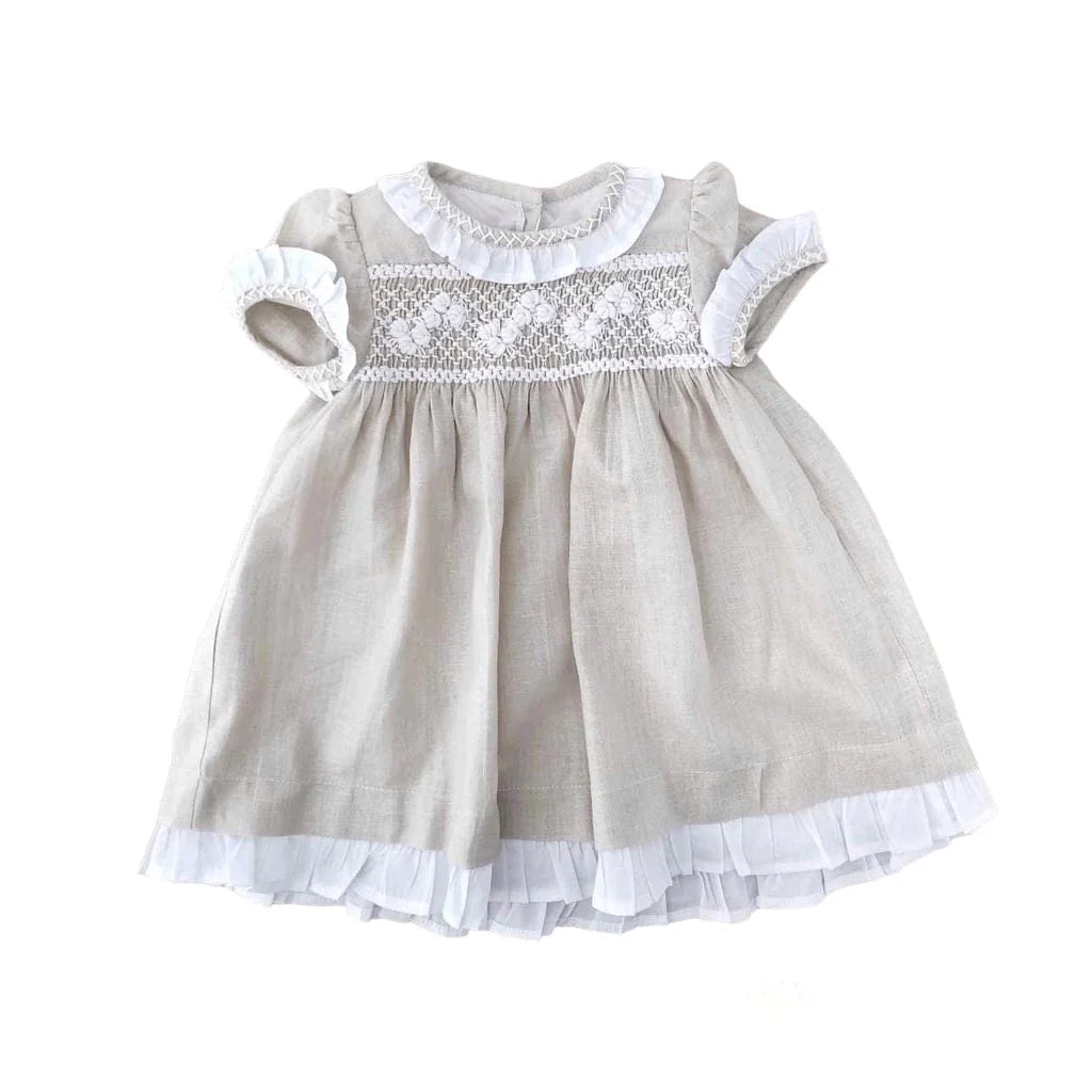 Federica Linen Smock Oat