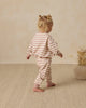 Relaxed Sweatshirt Pink Stripe