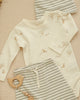 Jersey Bodysuit, 2 Pack || Fox Land, Fern Stripe