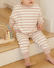 Relaxed Sweatshirt Pink Stripe