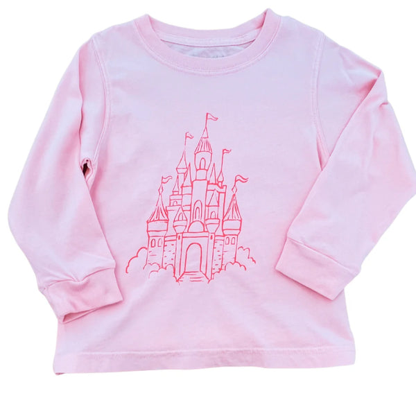 LS Pink Castle Tee