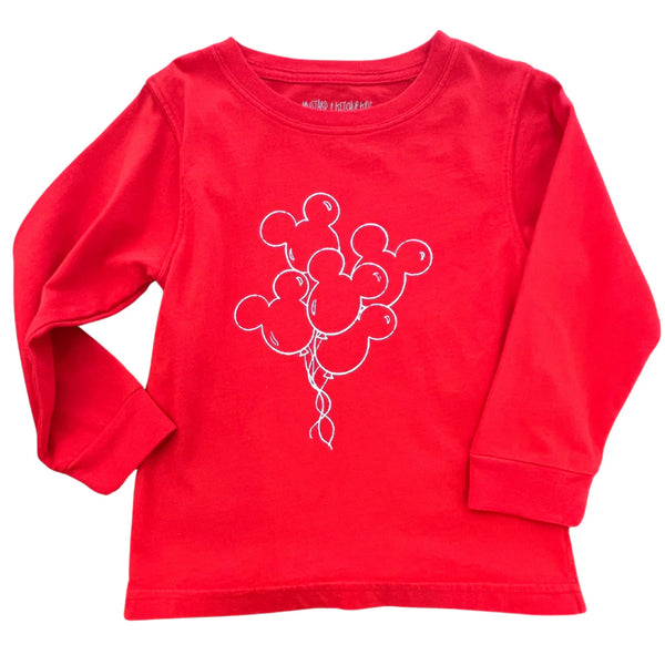 LS Red Mickey Balloons