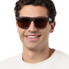 Sammy - matte rich tortoise brown polarized