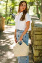 The Dallas Classic Tote in Bone