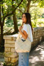 The Dallas Classic Tote in Bone