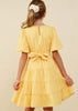 Puff Sleeve Poplin Dress