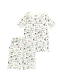 ABC Short Pajama Set