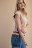 Mock Neck Knit Sweater Vest
