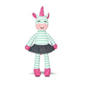 Tiny Dancing Unicorn - Mint Stripe - Little Jill & Co.