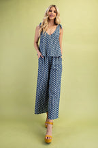 Floral Embroidered Denim Jumpsuit - Little Jill & Co.