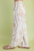 Elastic Waist and Drawstring Wide Leg Pants