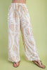 Elastic Waist and Drawstring Wide Leg Pants