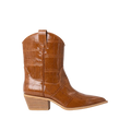 ZOUZOU Camel Croco Western Boot