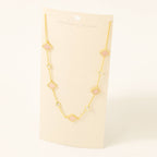 Sterling Silver Clover Charm Necklace