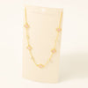 Sterling Silver Clover Charm Necklace