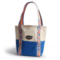 Canvas Mini Tote with Floral Straps – Florida Gators