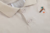 Light Brown Mallard Duck Golf Polo Shirt