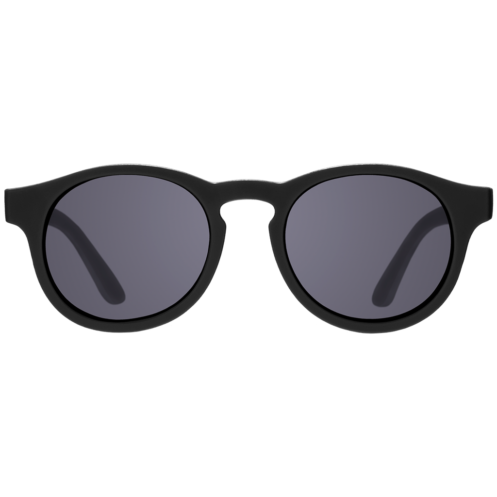 Jet Black Keyhole Baby and Kid Sunglasses