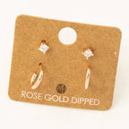 Mini Four Piece Post Stud Earrings