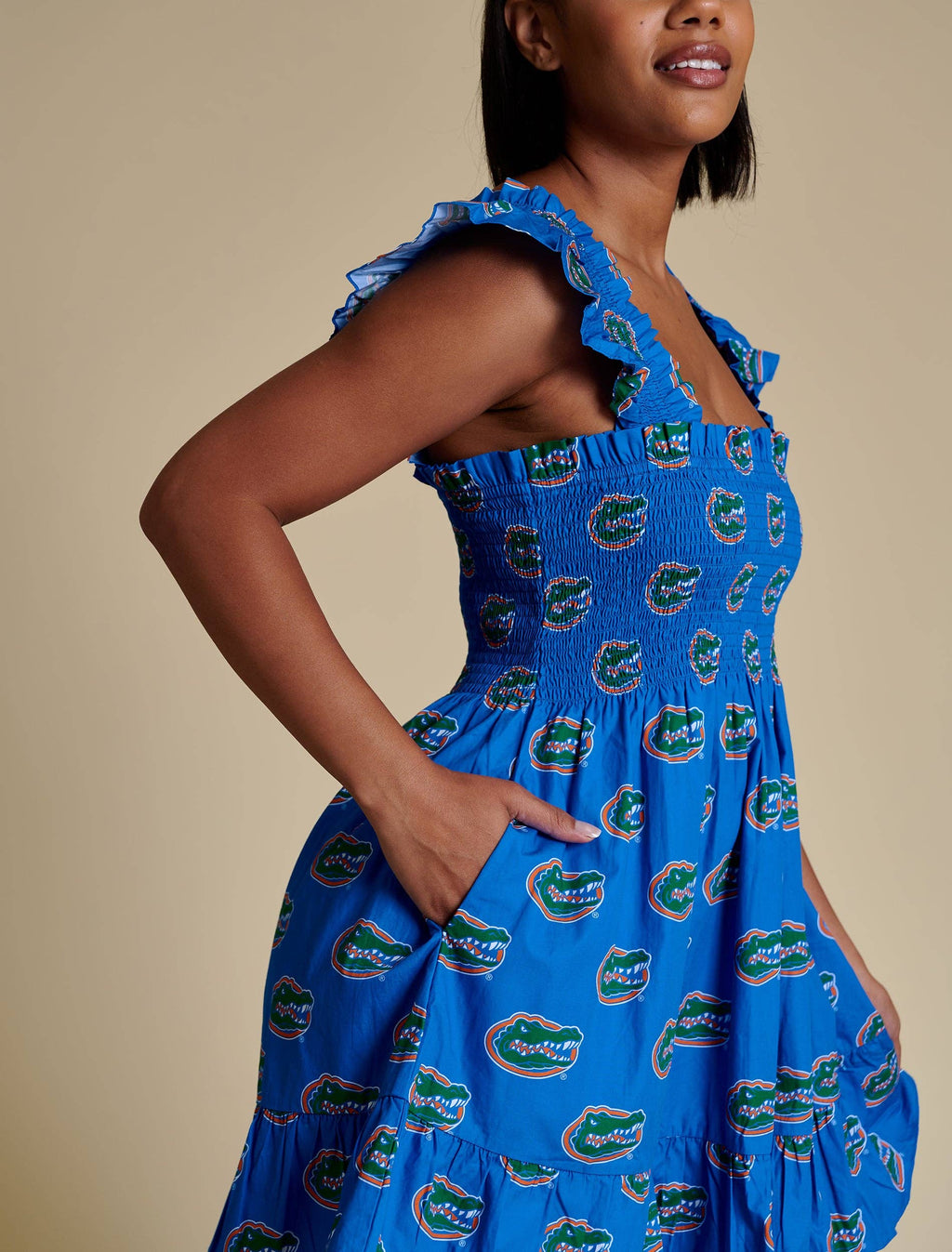 The Poplin Smocked Dress | Florida