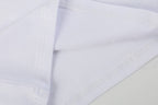 White Lace Collared Girls Short Bubble Sleeve Top