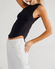 Ladies Ribbed Sleeveless Tank Top SKT278
