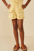 Girls Garment Washed Cargo Patch Pocket Set