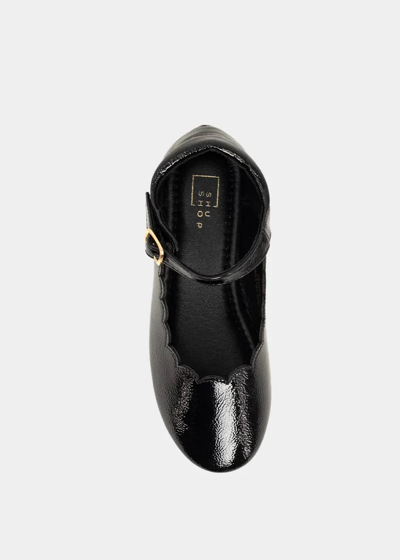 Agatha Mini in Black Patent