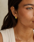 Birthstone Hoop Earrings August