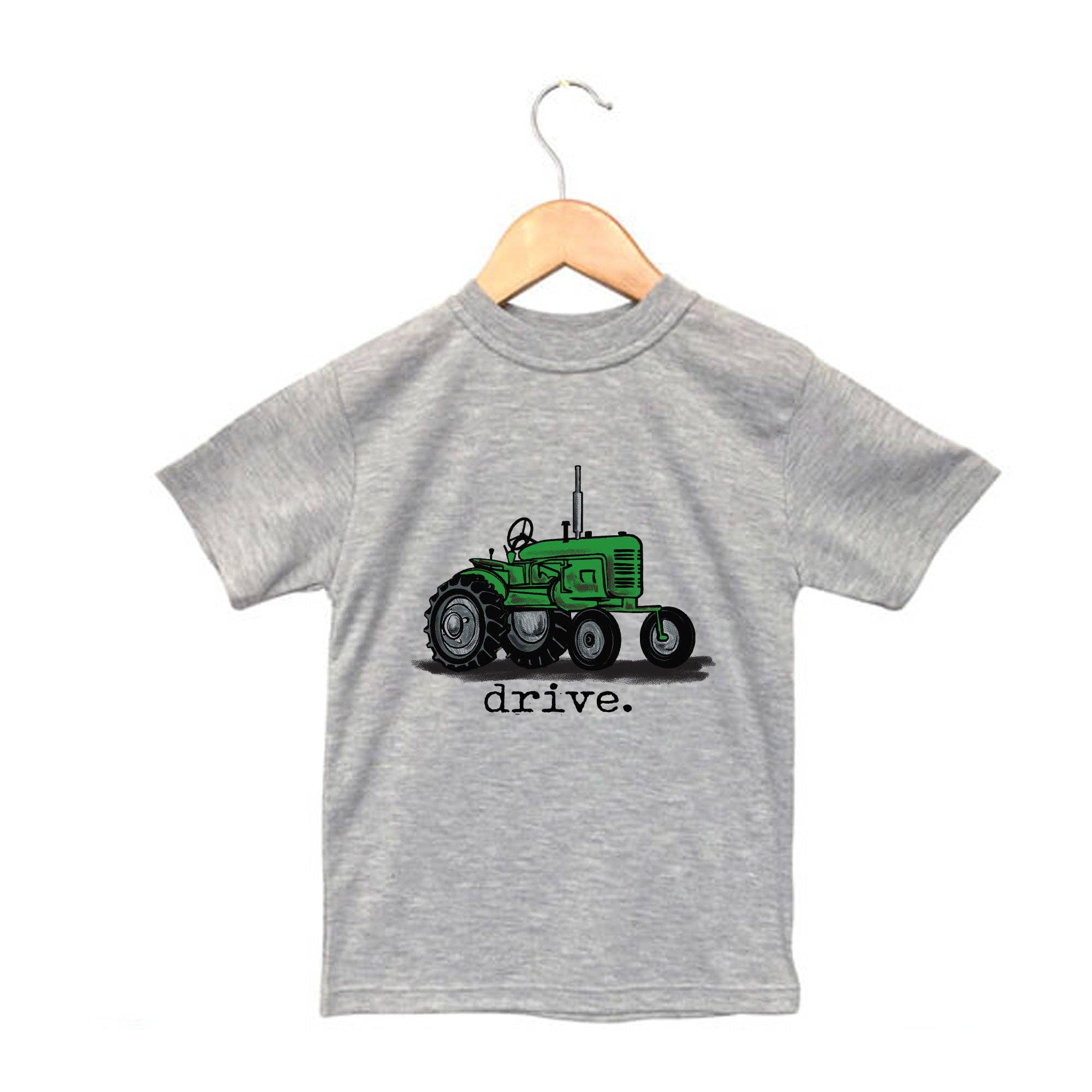 Drive Green Tractor Farm Boys Country Western Apparel Kids