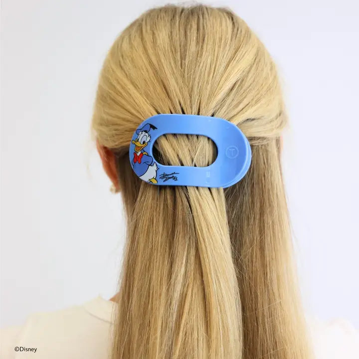 Flat Round Hair Clip | Medium | Donald Duck