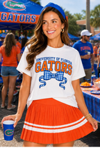 Florida Gingham Bow T-Shirt