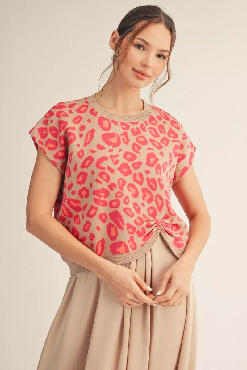 Jodifl Sweater Hot Pink - Little Jill & Co.