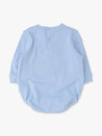 Baby Mallard Skies Applique Sweatshirt Bubble Romper
