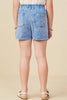 Girls Garment Washed Cargo Patch Pocket Set