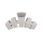 Classic Hair Clip | Med. | Silver Flames